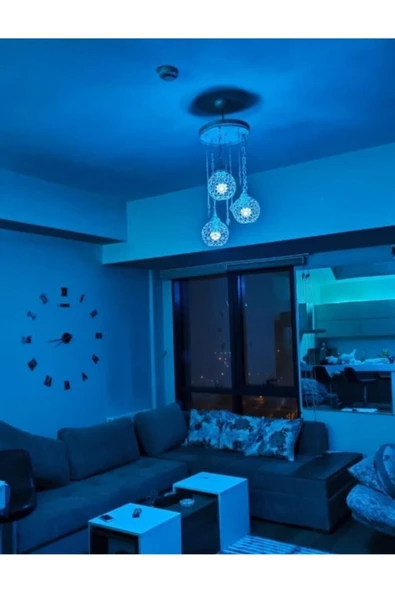 Rgb Kumandalı Led Renkli Ampul 9w (beyaz Işıklı Ve Çok Renkli ) Ayarlanabilir / Kısılabilir - 4