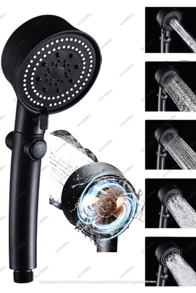 WUVERA 5 Fonksiyonlu Su Tasarruflu Duş Başlığı - 2