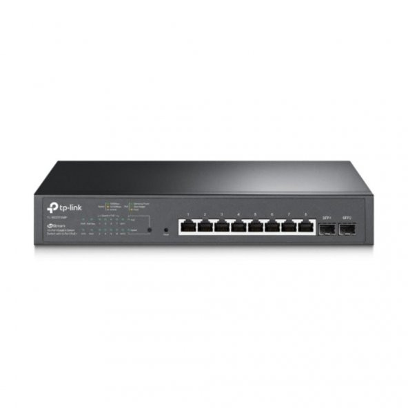 TP-Link TL-SG2210MP JetStream 10-Port Giga. Smart Switch 2-SFP 8-Port PoE+(150W)