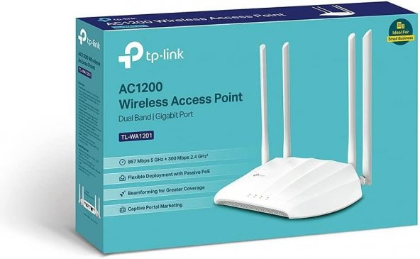 TP-Link TL-WA1201, AC1200 Mbps Kablosuz Access Point - 4