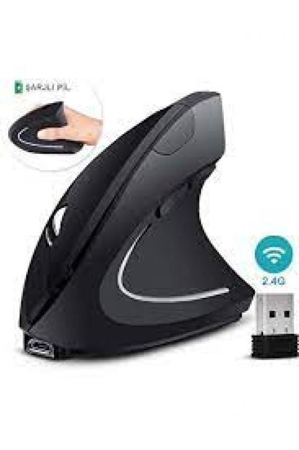 YeniTECH  Kablosuz Ergonomik  Sağlıklı Kolu Ağrıtmayan Dikey Mouse 800/1200/1600 DPI