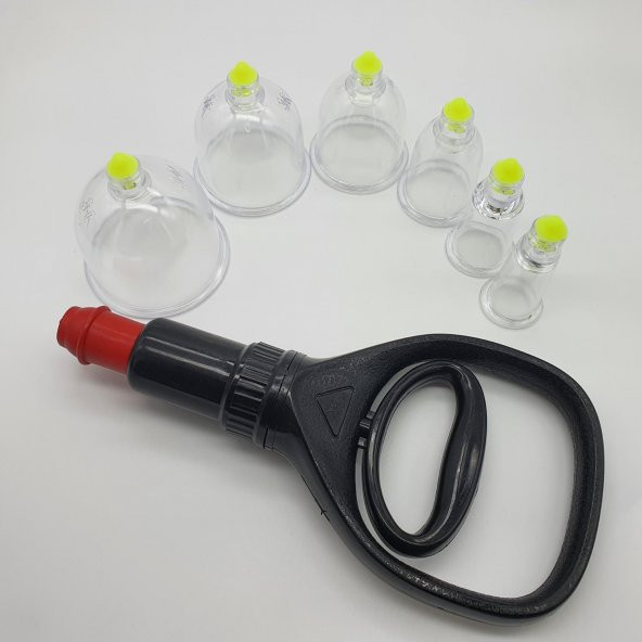 Hacamat & Masaj Kupası No:6 Silikon Tıpalı 50 adet - 3