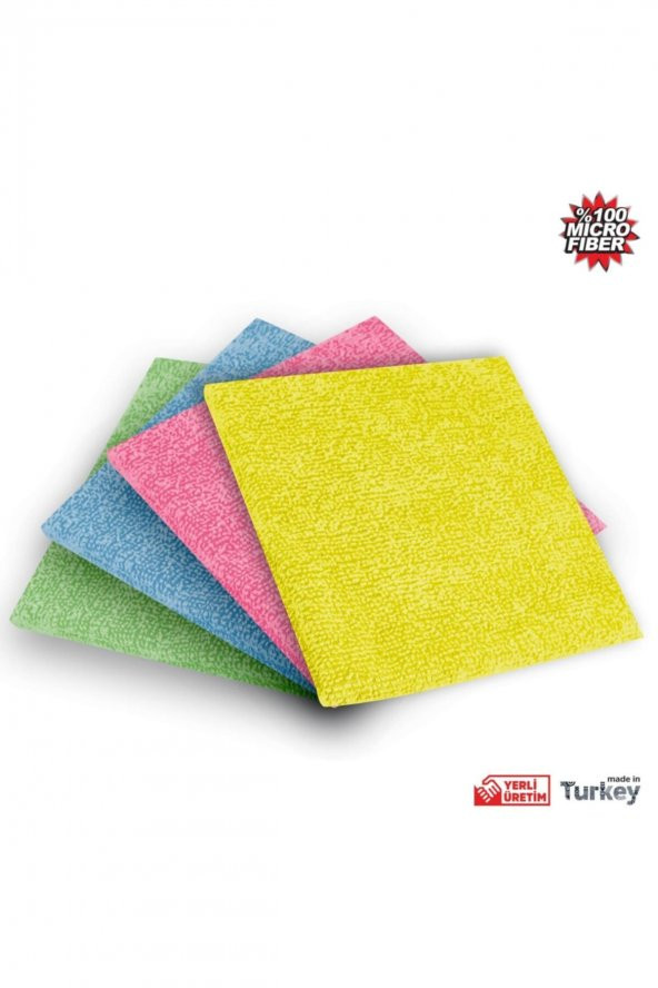 AUTOMİX 4 ' LÜ MİKROFİBER BEZ - Resim 2