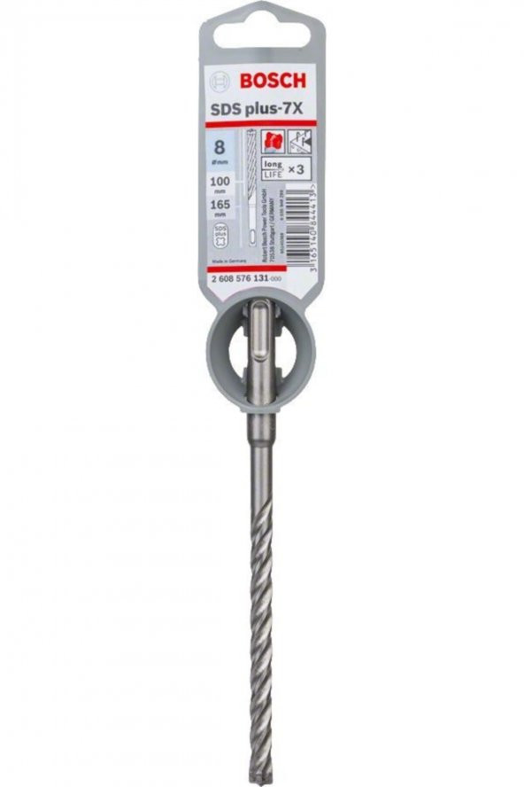 Bosch Sds-plus-7x Serisi Kırıcı Delici Matkap Ucu 8x165 Mm - 2
