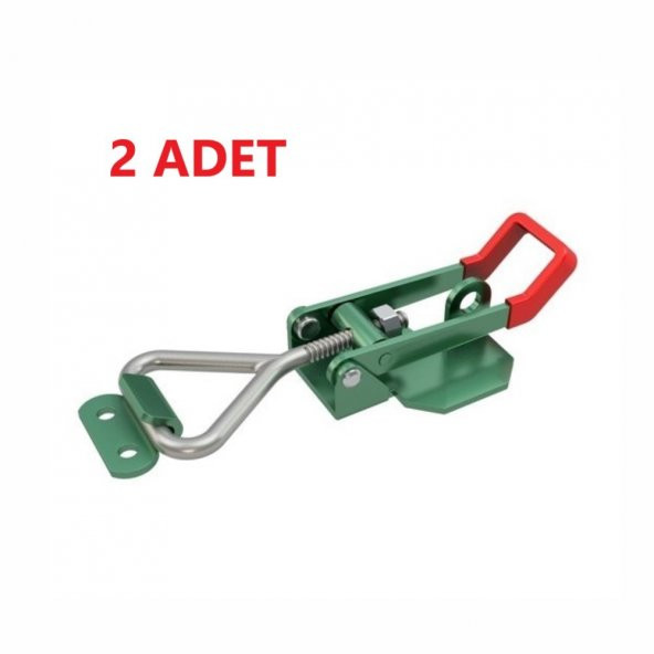 Plastik Aksamlı Yivli Kilit-157690-2 Adet