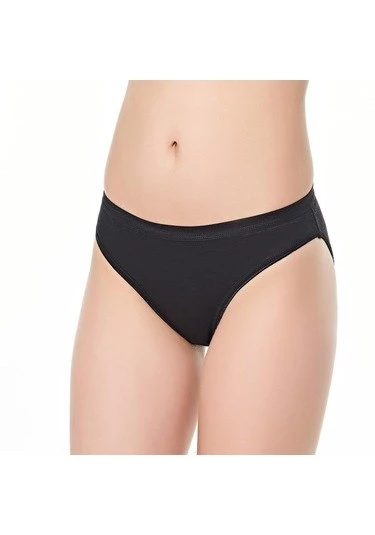 Tutku 12 li Bayan Suyolu Bikini Külot Siyah - 2