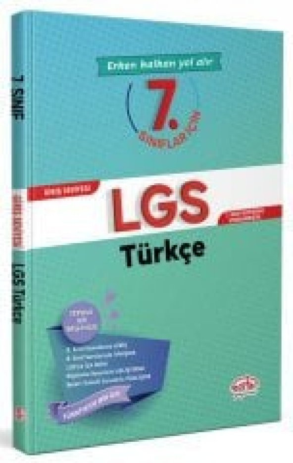 7. Sınıflar İçin Lgs Türkçe Giriş Seviyesi - Editör Yayınevi