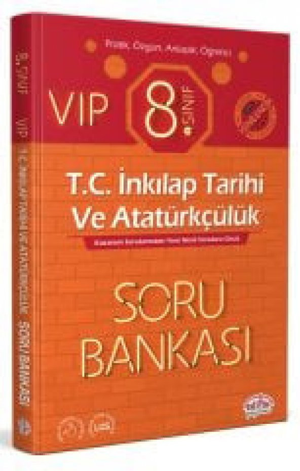 8. Sınıf Vip T.C. İnkilâp Tarihi Ve Atatürkçülük Soru Bankası - Editör Yayınevi