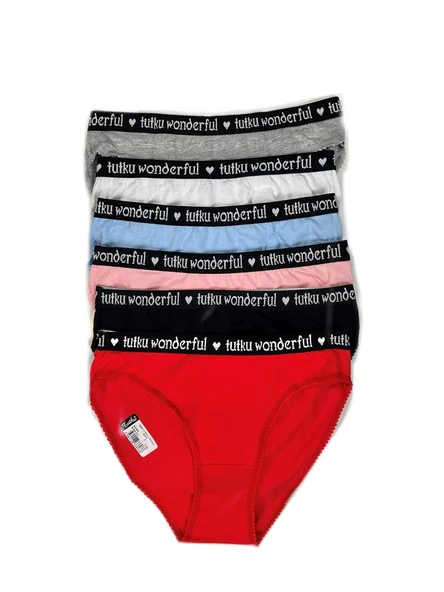 Tutku 12 li Florence Bayan Bikini Külot Kombin 0559