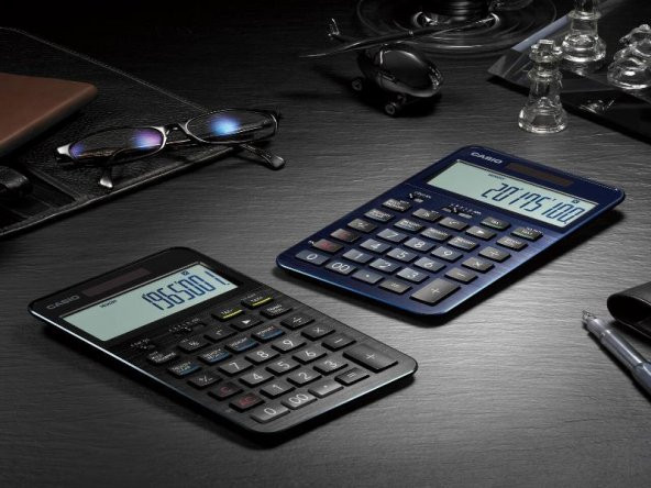 Casio S100X-BK-DJ Profesyonel 12 Hane Masa Üstü Hesap Makinesi - 12