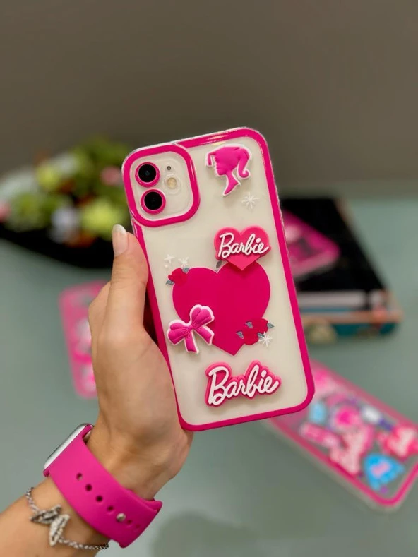 Iphone 11 Uyumlu Tasarım Barbie Kılıf Şeffaf