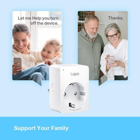 TP-Link Tapo P110, Mini Akıllı Wi-Fi Soketi, Enerji İzleme - 7
