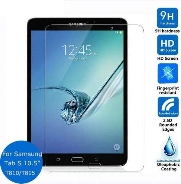 Samsung Galaxy Tab S2 T810 Kırılmaz Cam Ekran Koruyucu