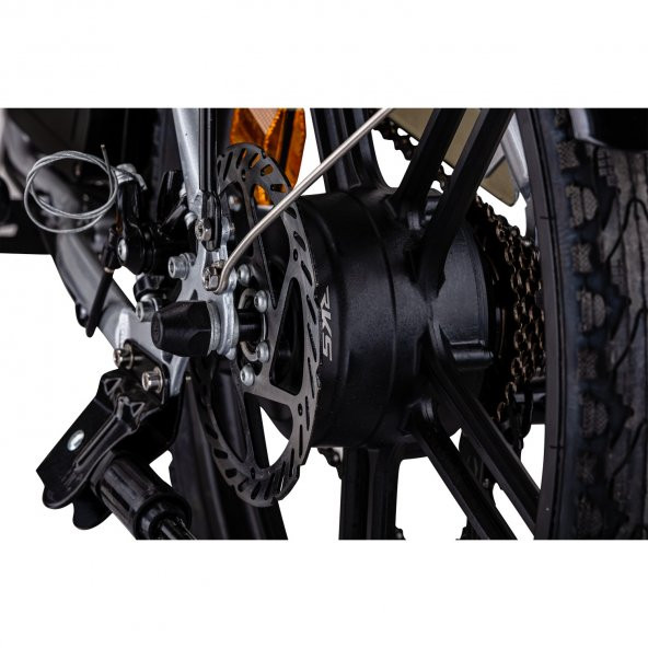 Rks Bn5 Pro Pedal Destekli Elektrikli Bisiklet Siyah - 5