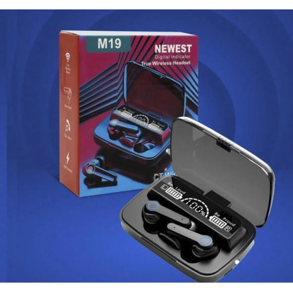 M19 Powerbankli Bluetooth Kulaklık El Fenerli - 4