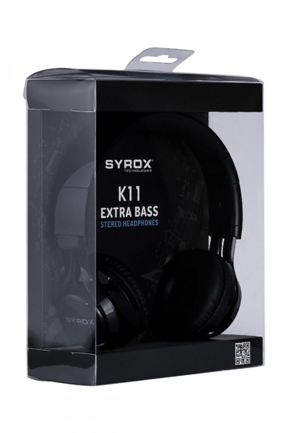Mikrofonlu Stereo Kablolu Kulak Üstü Kulaklık - Syx - K11 -