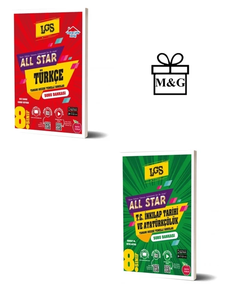 8.Sınıf All Star Türkçe Ve T.C. İnkılap Tarihi Ve Atatürkçülük Soru Bankası