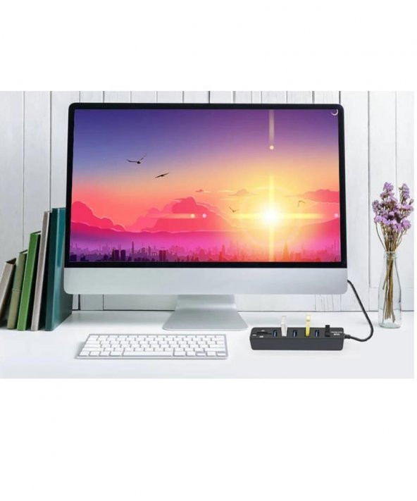 Usb Hub 3 Port MicroSD Tf Sd Kart Okuyucu Çoklayıcı - 4