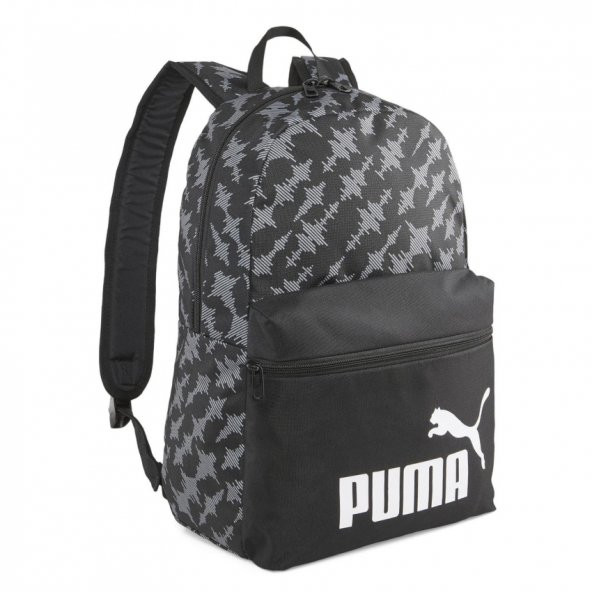 Puma Phase Aop Unisex Siyah Günlük Stil Sırt Çantası 07994801