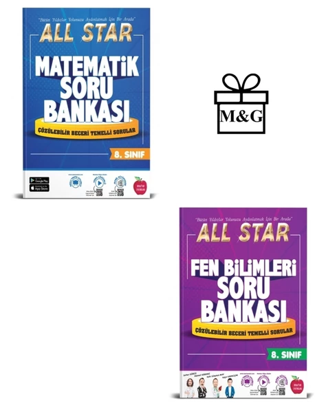 8.Sınıf All Star Matematik Ve Fen Bilimleri Soru Bankası