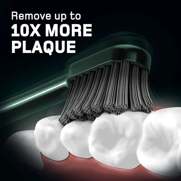 Wagner Stern Ultrasonik Beyazlatma 8 Fırça Başlıklı Diş Fırçası - Yeşil - 3