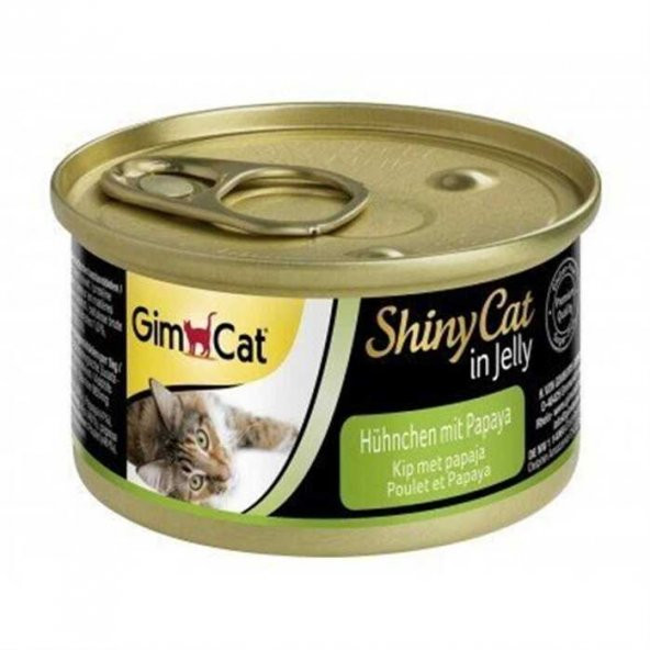 Gimcat Shinycat Tavuklu Papayalı 70gr