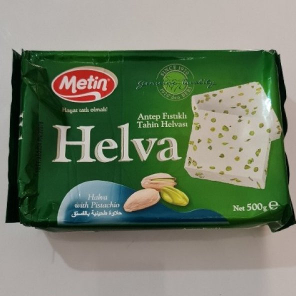 Metin Antep fıstıklı Helva 500 GR