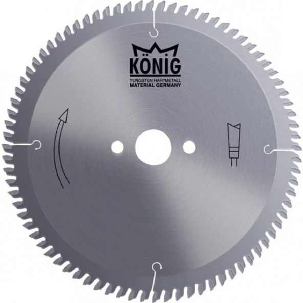 KÖNİG 450 4.0 30 Z:72 AHŞAP ELMAS DAİRE TESTERESİ