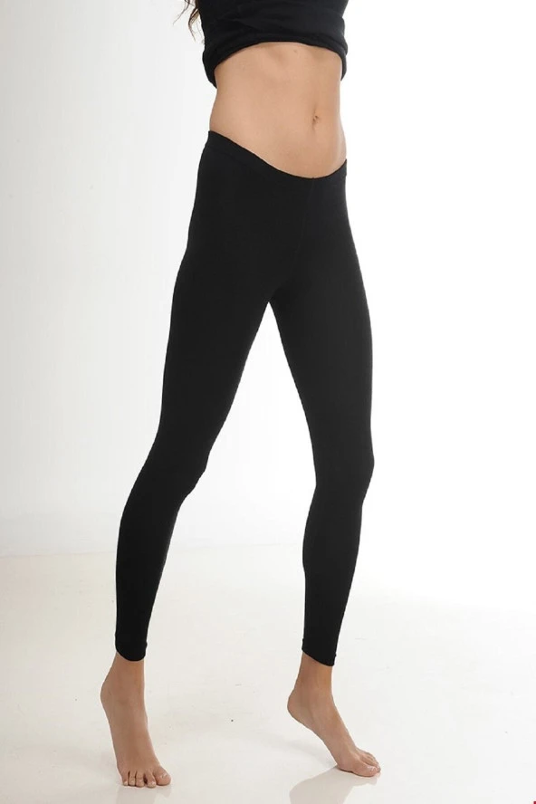 Hasyün Bayan Siyah Tayt Termal Yün Likralı ürün görseli 1