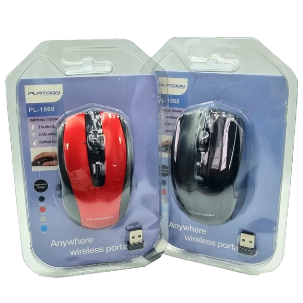 Kablosuz Mouse Lux Vakum Platoon PL-1868 - 2