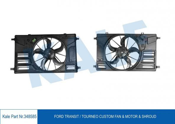 KALE 348585-FAN MOTORU DAVLUMBAZLI TRANSIT-TOURNEO CUSTOM V362 2.2