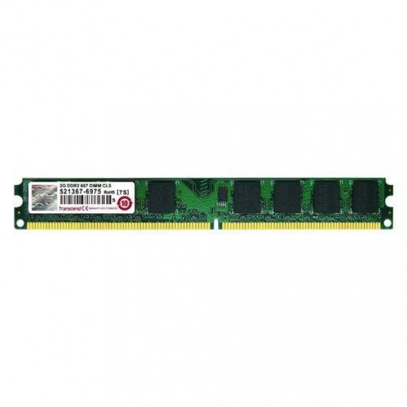 Transcend JM667QLU-2G 2GB JM DDR2 667 U-DIMM 2Rx8 MASAÜSTÜ RAM - 1