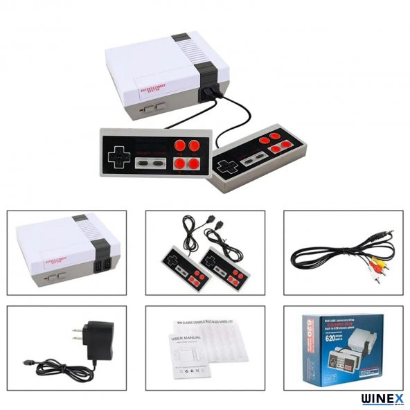 Winex Retro Game Konsol 620 Oyunlu - 4