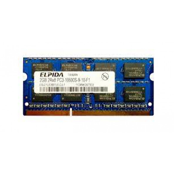 Elpida EBJ21UE8BFU0-DJ-F 2 GB DDR3 1333 MHz CL9 Notebook Ram