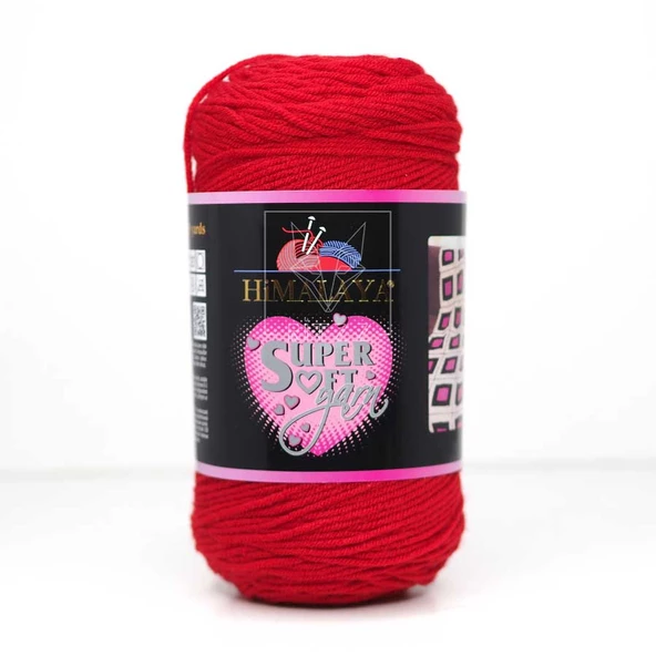 Himalaya Super Soft Yarn 80804 Kırmızı