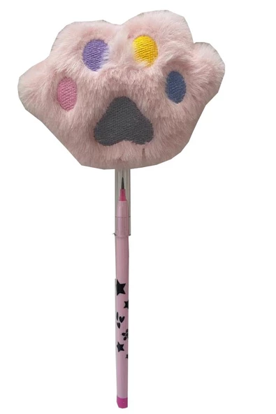 Peluş Pati Figürlü Yumurtlayan Kalem 1 Adet Pati Şekilli Yumurtlayan Kalem Hediye Kalem Tüylü Sevimli Kalem