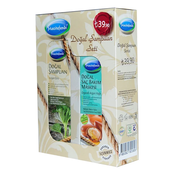 Isırgan Şampuan 250 ML + Argan Yağlı Saç Maskesi 150 ML - Resim 3