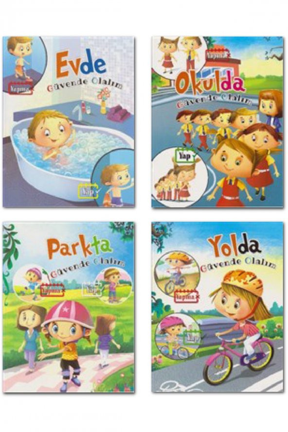 Güvende Olalım Serisi (4 Kitap) - Parıltı Çocuk Setleri