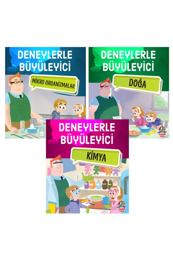 Deneylerle Büyüleyici Serisi 3 Kitap(10+yaş)