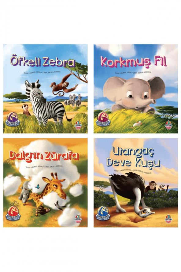 Bozkırdan Arkadaşlar Serisi 4 Kitap Set 6+ Yaş Hikaye Kitabı – Öykü 4 Kitap