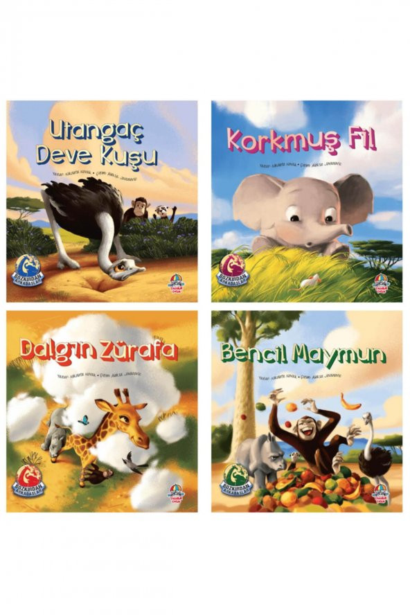 Bozkırdan Arkadaşlar Serisi 4 Kitap Set 6+ Yaş Hikaye Kitabı – Öykü 4 Kitap