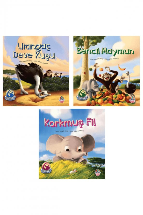 Bozkırdan Arkadaşlar Serisi 3 Kitap Set 6+ Yaş Hikaye Kitabı – Öykü 3 Kitap