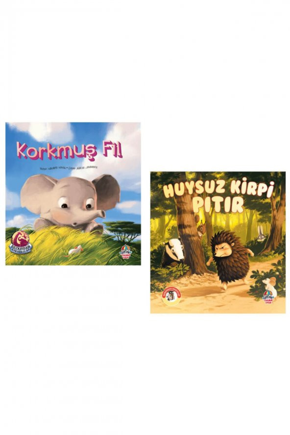 Korkmuş Fil + Huysuz Kirpi Pıtır Hikaye Kitabı – Öykü 6 + Yaş Set 2 Kitap - 1