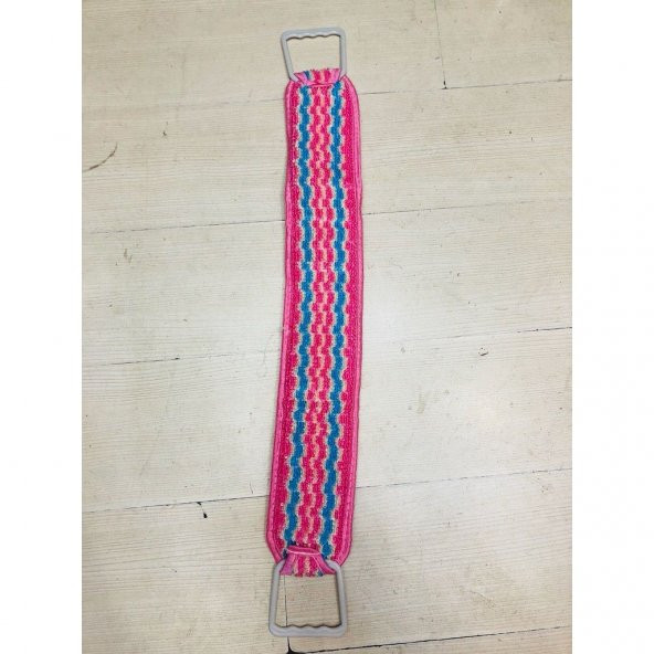 Uzun Kulplu Banyo Lifi Duş Plastik Saplı Uzun Lif 1 Adet Pembe ürün görseli