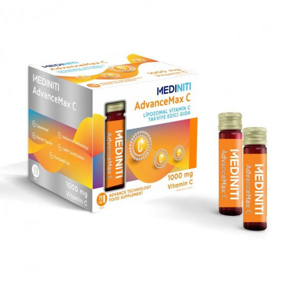 AdvanceMax C Lipozomal Vitamin C 1000 mg Sıvı 20 Şişe