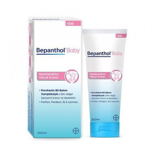 Bepanthol Baby Nemlendirici Vücut Kremi 200 ml