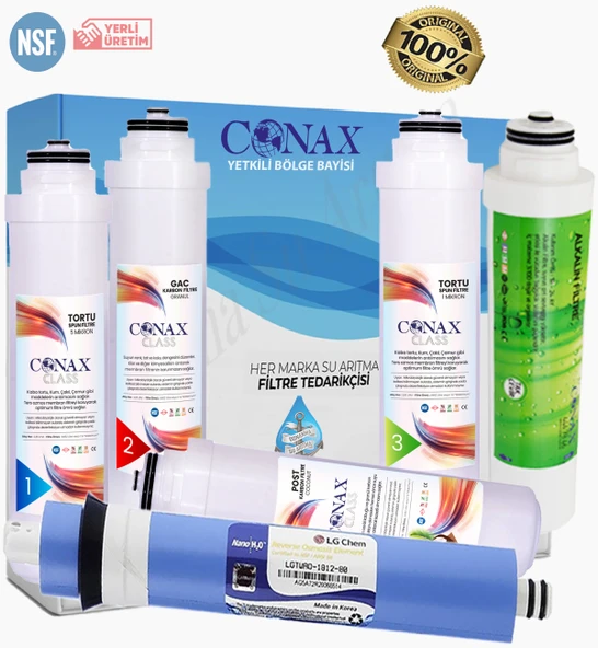 Conax Class 6 Aşamalı Tak Çevir Filtre Seti Lg Membranlı ürün görseli
