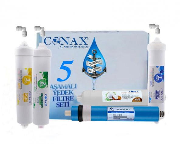 Conax Inline (Kapalı Kasa) 5 Aşamalı Set Benc Membranlı