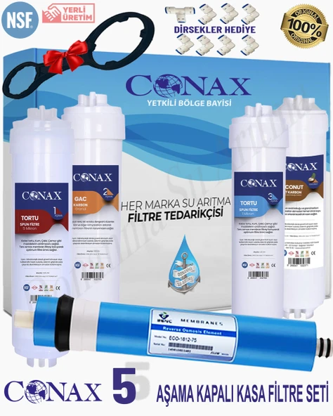 Conax Inline (Kapalı Kasa) 5 Aşamalı Set Benc Membranlı ürün görseli
