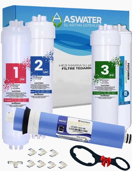 LG SU ARITMA CİHAZI UYUMLU KAPALI KASA 5 AŞAMALI FİLTRE